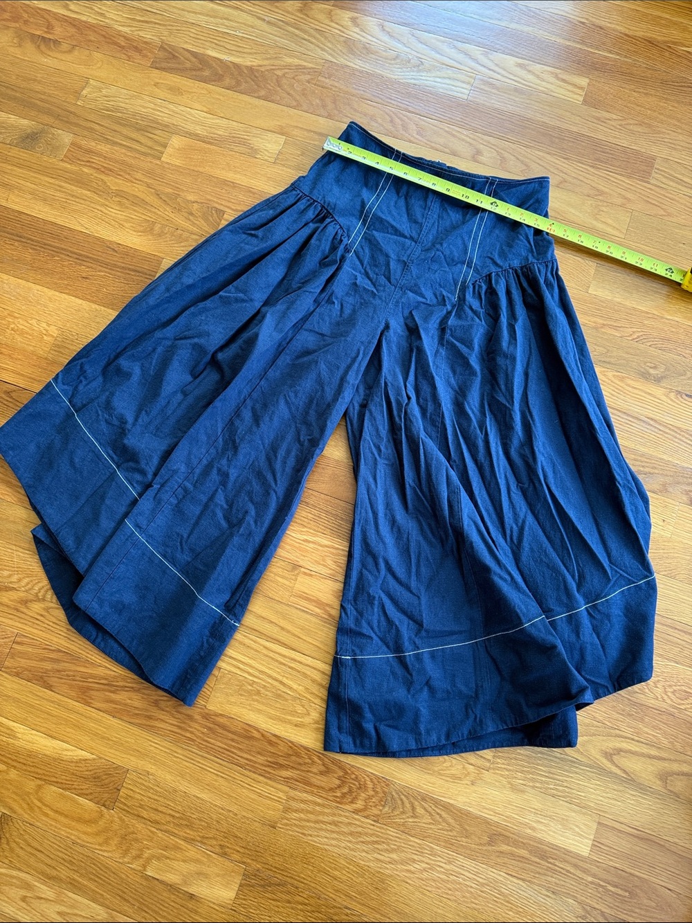 Anthropologie Linen Extended Waist Pants - Picture 3 of 6
